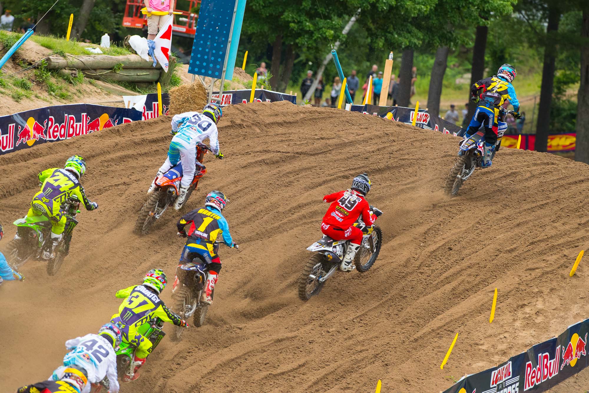 The 250 class has been chasing Webb for the past few rounds.