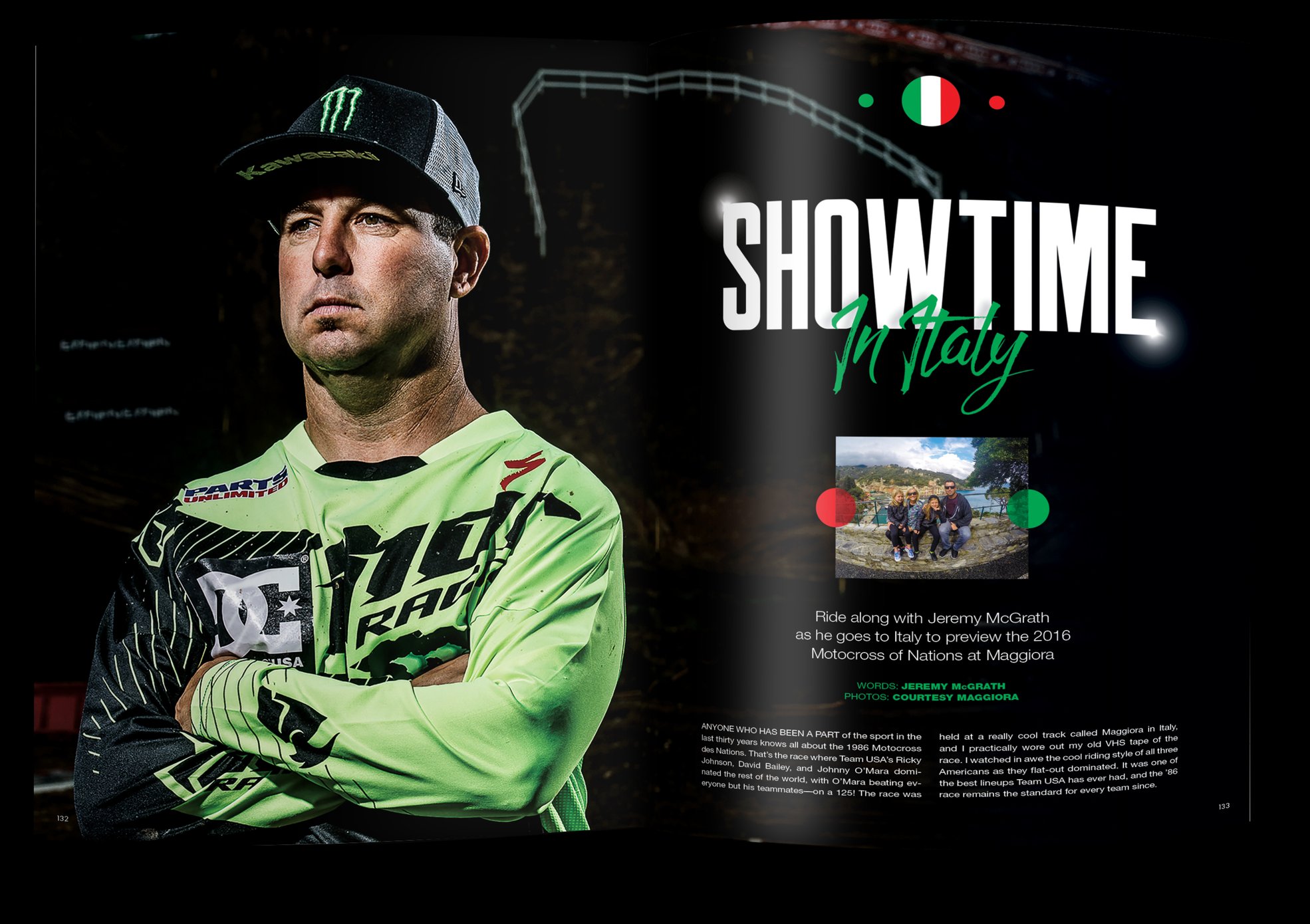 Read more about McGrath's trip in the September issue of Racer X Illustrated.