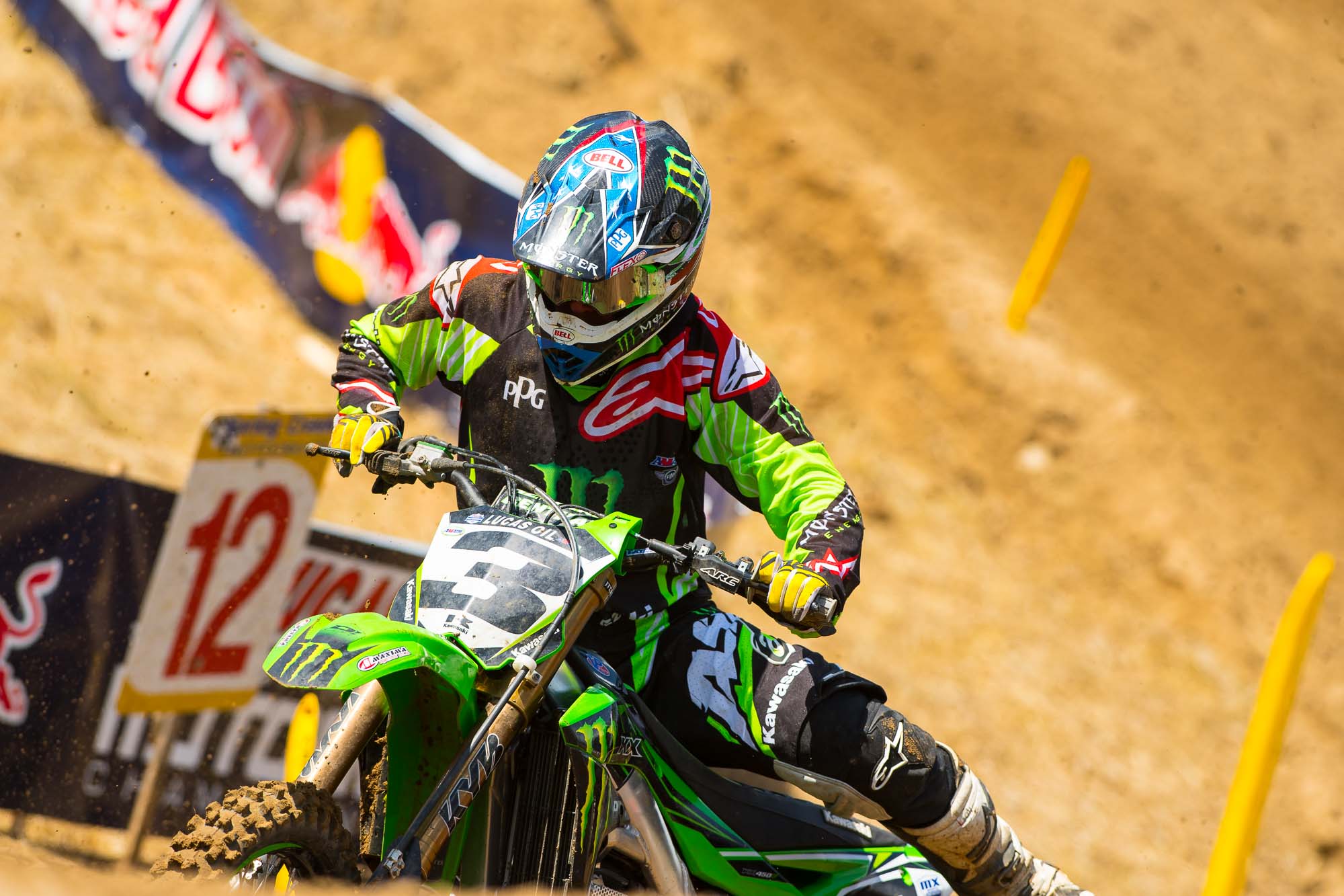 Tomac led a bit of the first moto but Roczen got by, then he made a mistake. He was good but not as good as he was last week at Southwick.