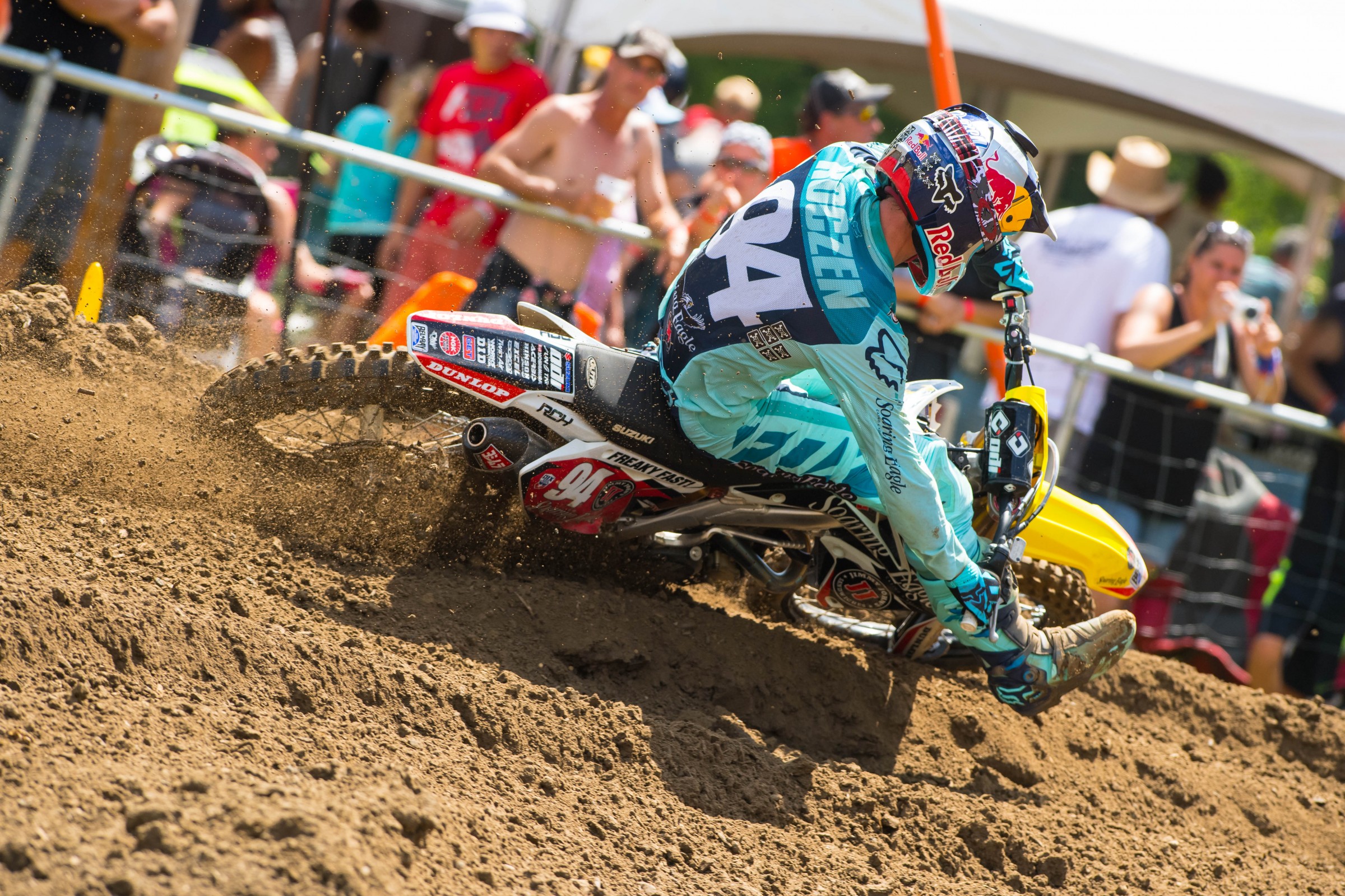 Roczen rolled to another 1-1 performance at Spring Creek.