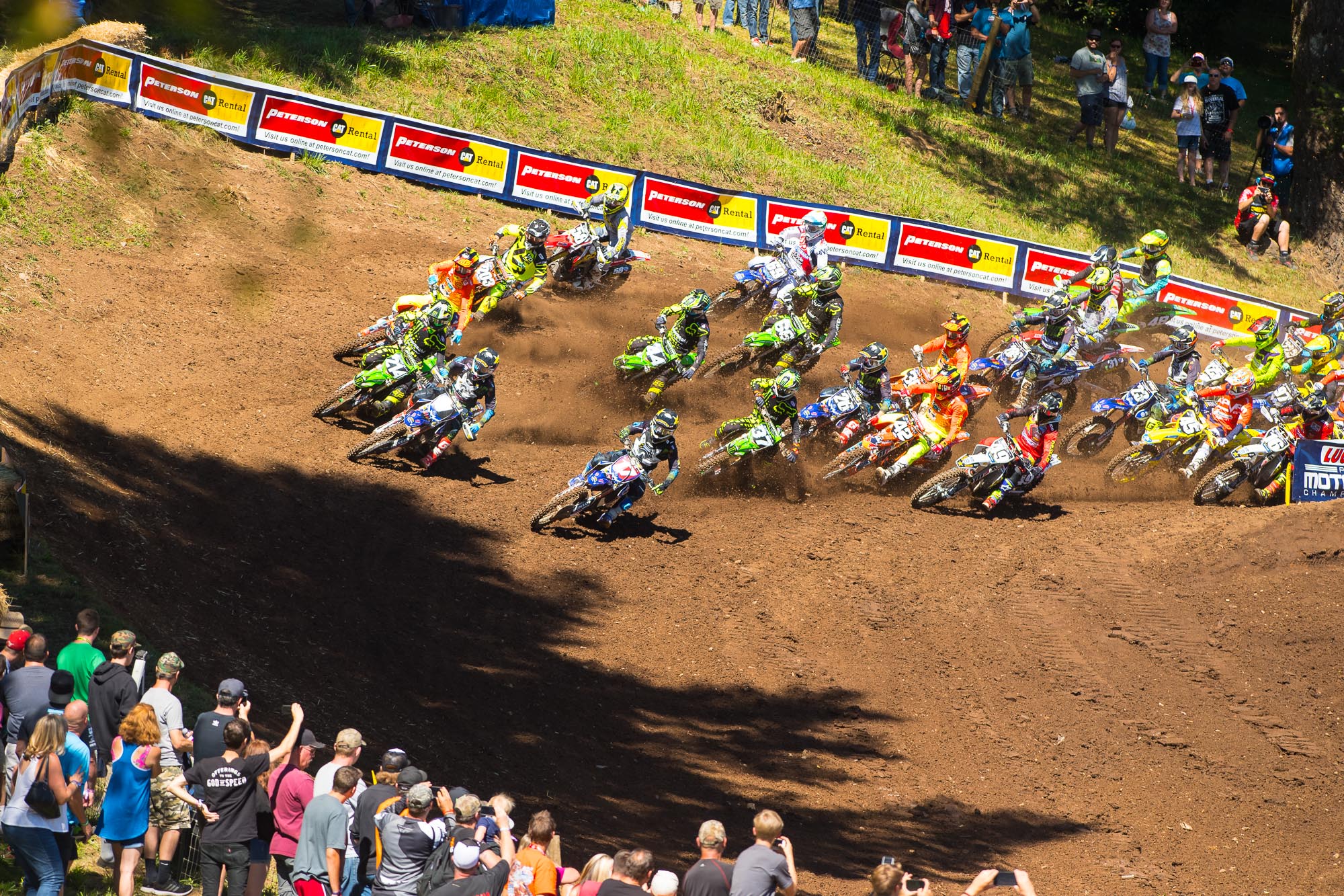 The chaos started not long after this, and when it was all over, Cooper Webb referred to everything that happened as 