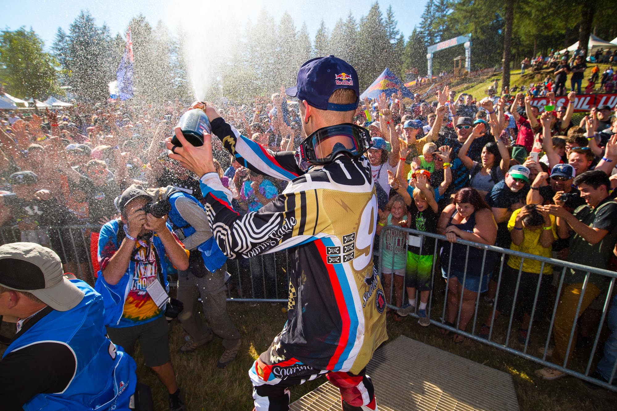 Today's champagne? Schramsberg, Blanc de Blanc.