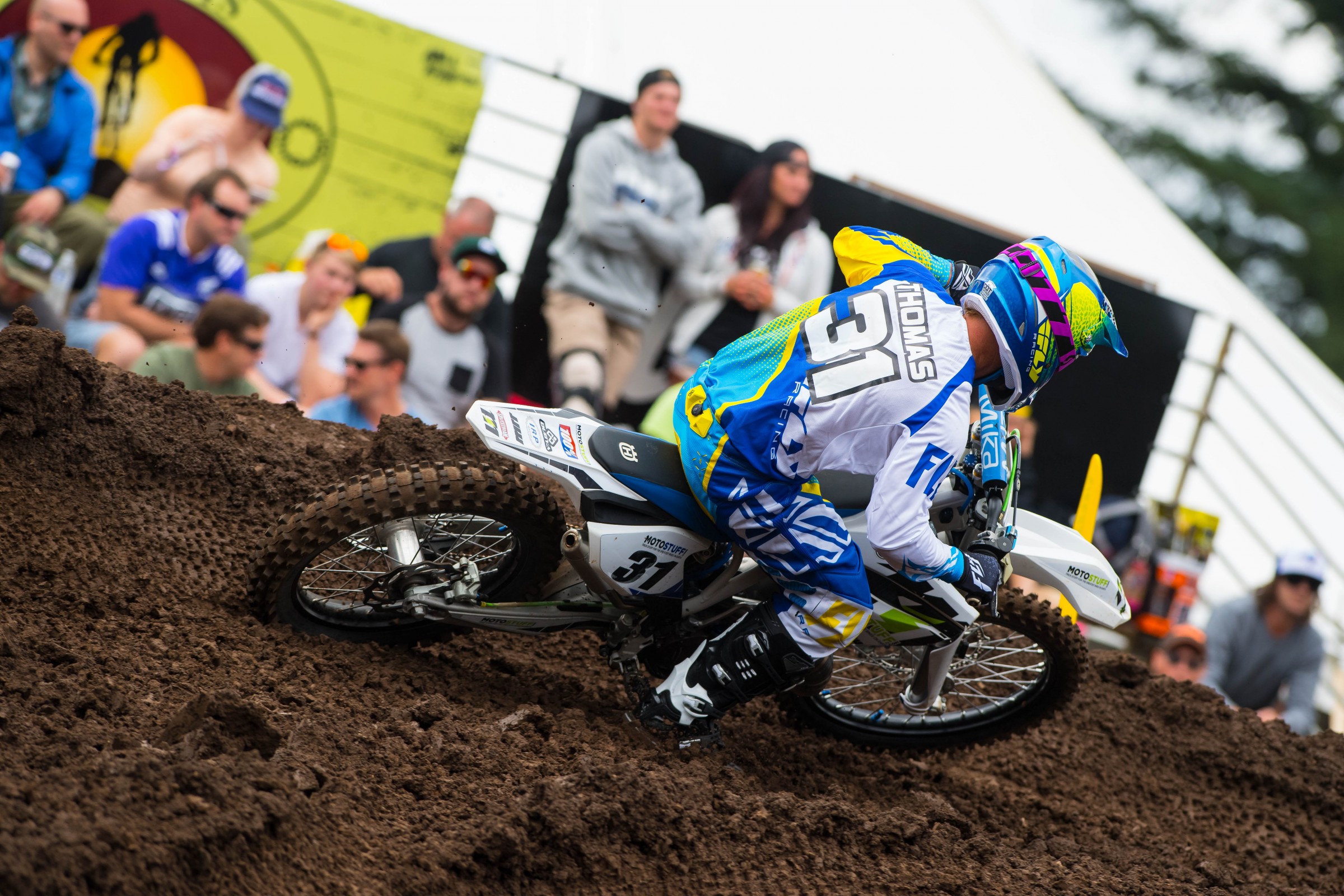 Racer X's Jason Thomas also had bike issues.