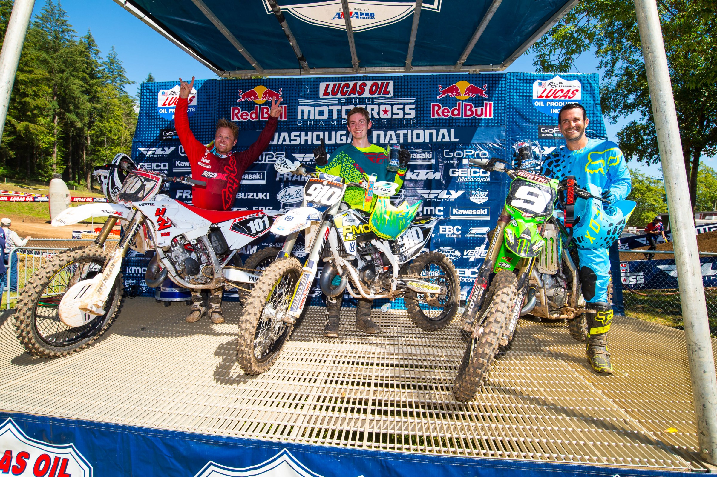 Ping, Brown and Tedesco on the podium.