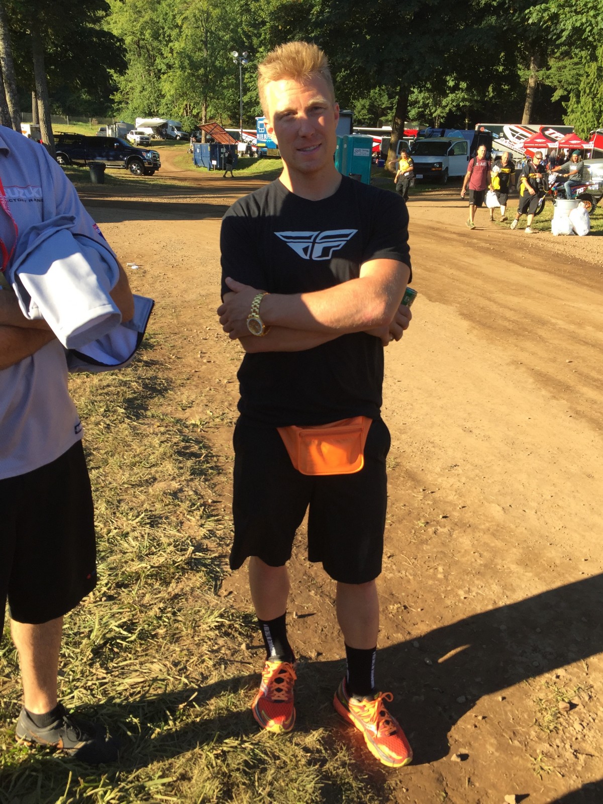 Moser even got Short a gold watch... and a fanny pack!