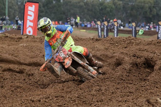Gibbs holds a nine point lead over Ferris in the MX1 standings down under.