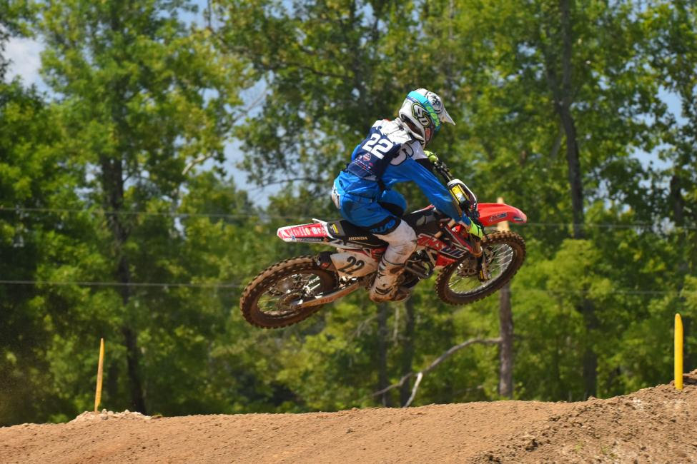 Chase Sexton will head into the final moto with a 1-1 moto tally in Open Pro Sport.