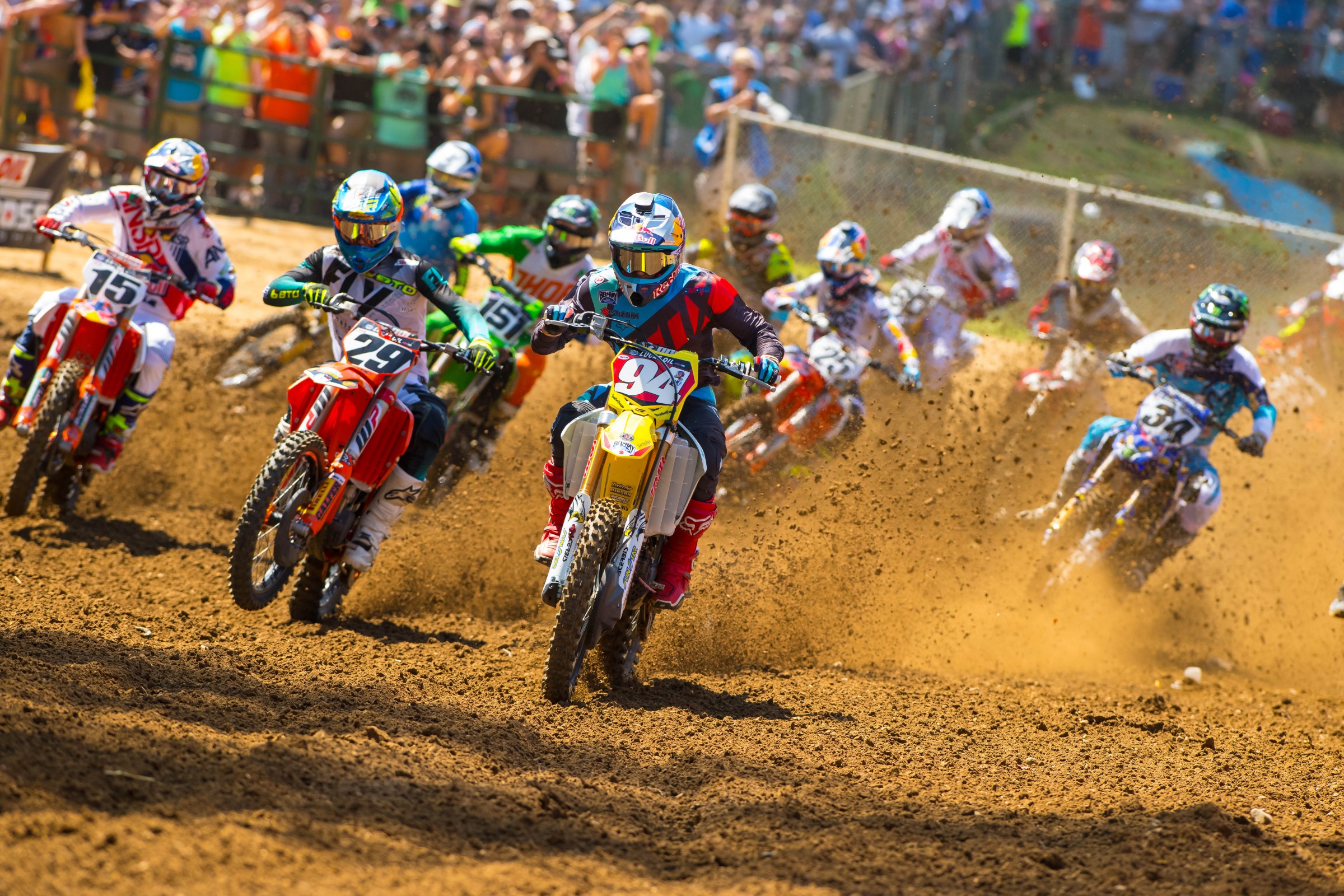 Two greats starts helped Roczen to a 1-1 performance at the Budds Creek National on Saturday.