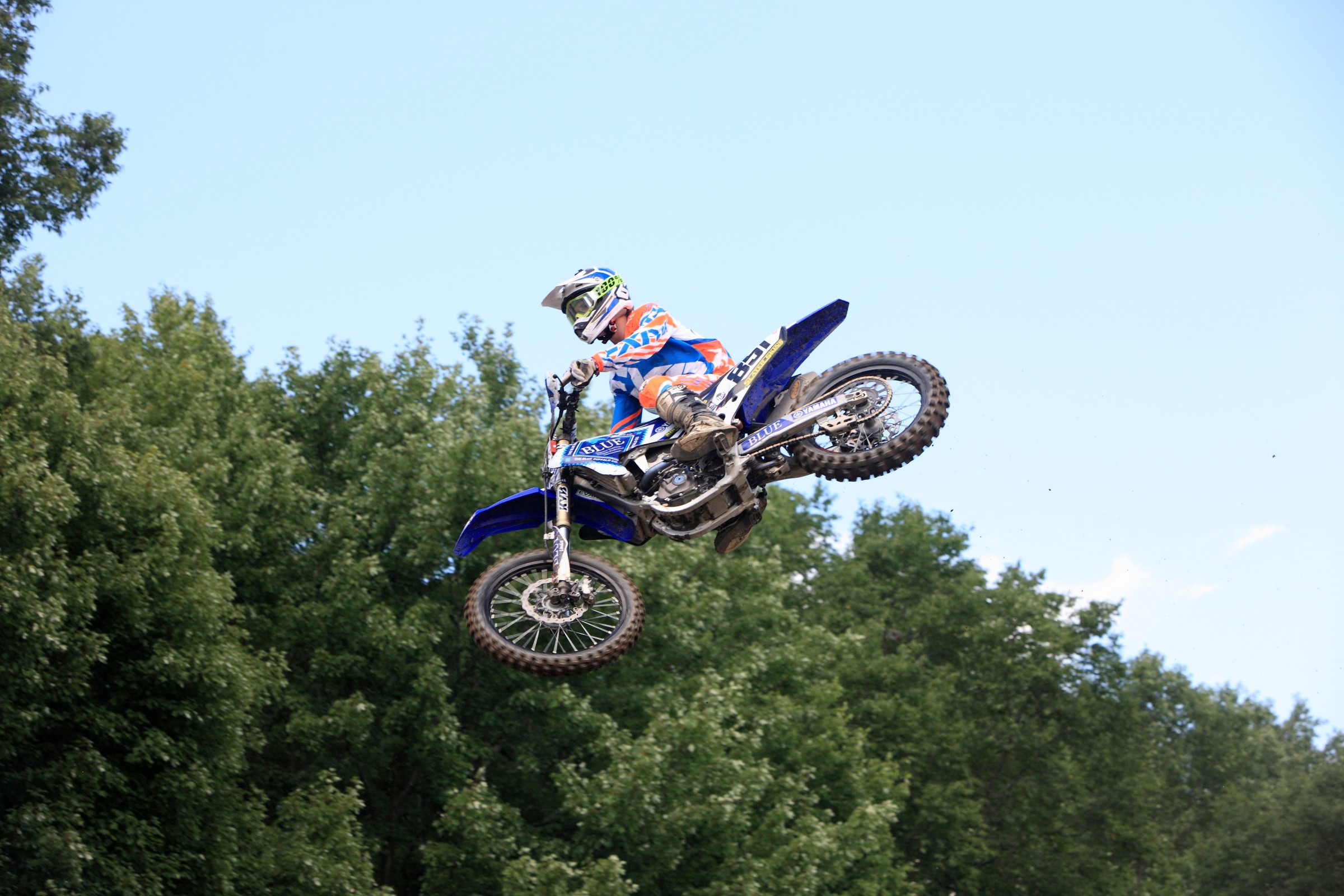 Robin made his pro debut in the 450 Class at Unadilla.
