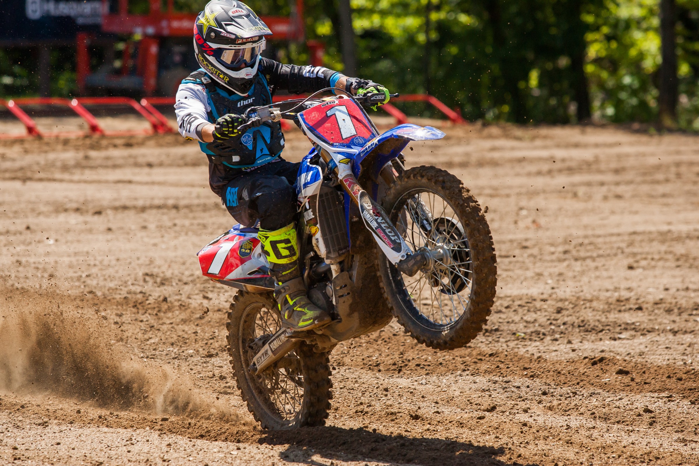 Webb will return to his #17 on Saturday, but he brought the #1 out for press day on Thursday.