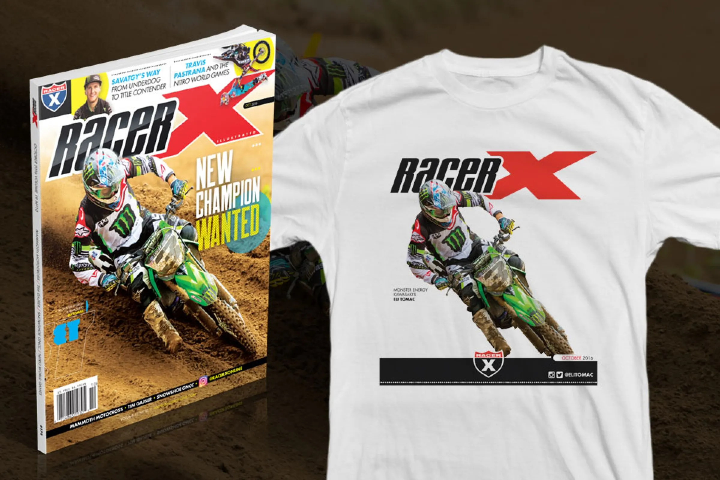 Free Eli Tomac T-Shirt with Paid Subscription
