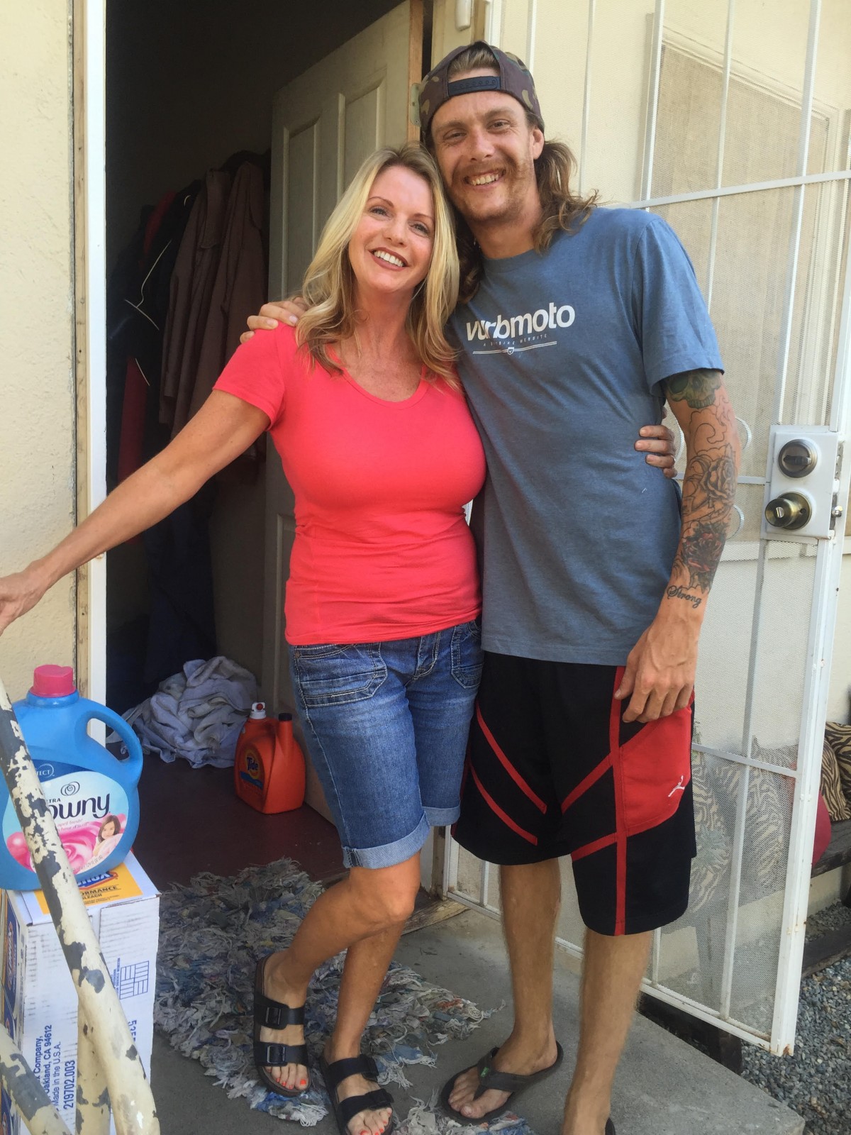 Stank Dog and his mom, Jill.