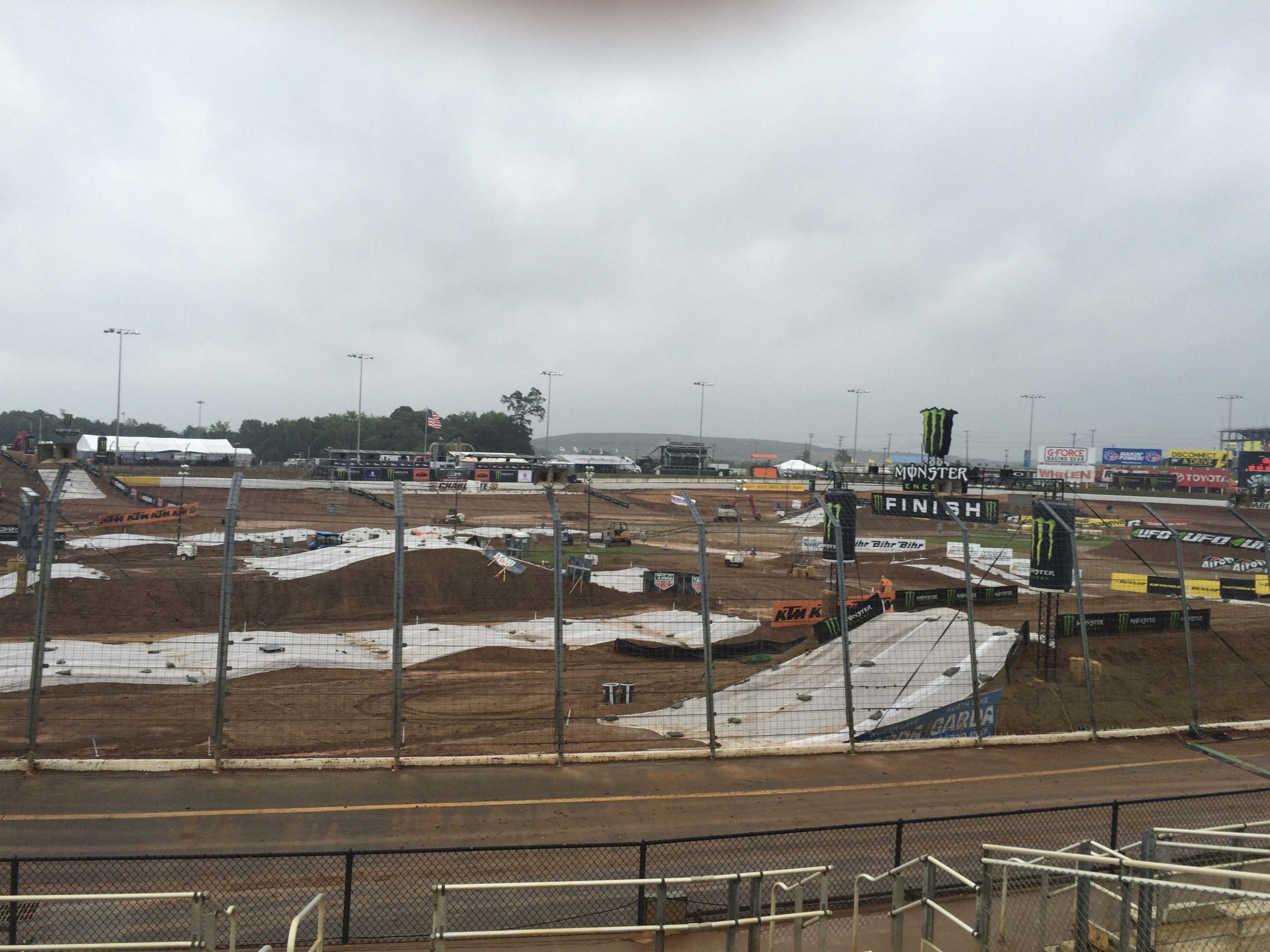 Racing will resume tomorrow at the GP.