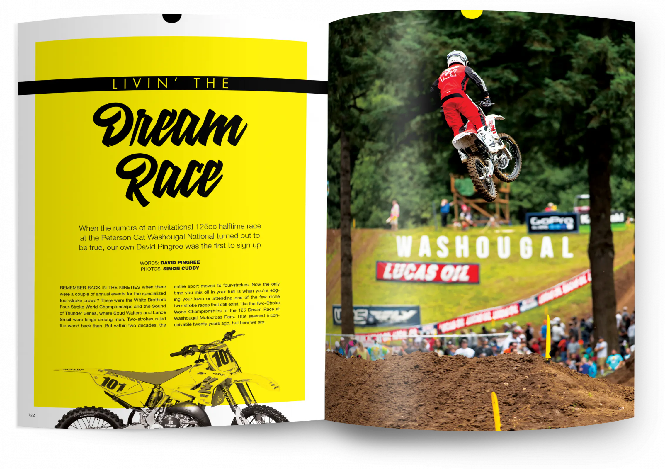 With a 125cc halftime exhibition race going off at the Peterson Cat Washougal National, Ping just couldn&rsquo;t stay on the sidelines. Read it now!