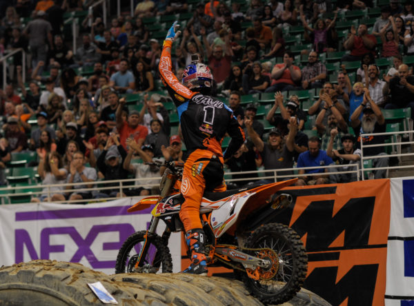 Webb won his first Endurocross main event of the season in Salt Lake City.