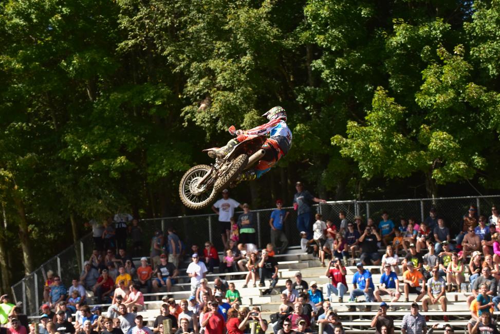 With just a couple of rounds left Russell looks prepped to take another GNCC championship.