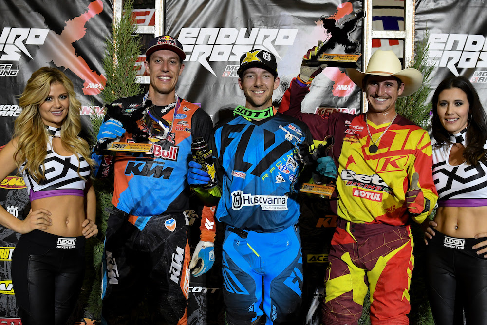Haaker (center), Webb (left) and Gerston made the Denver podium.
