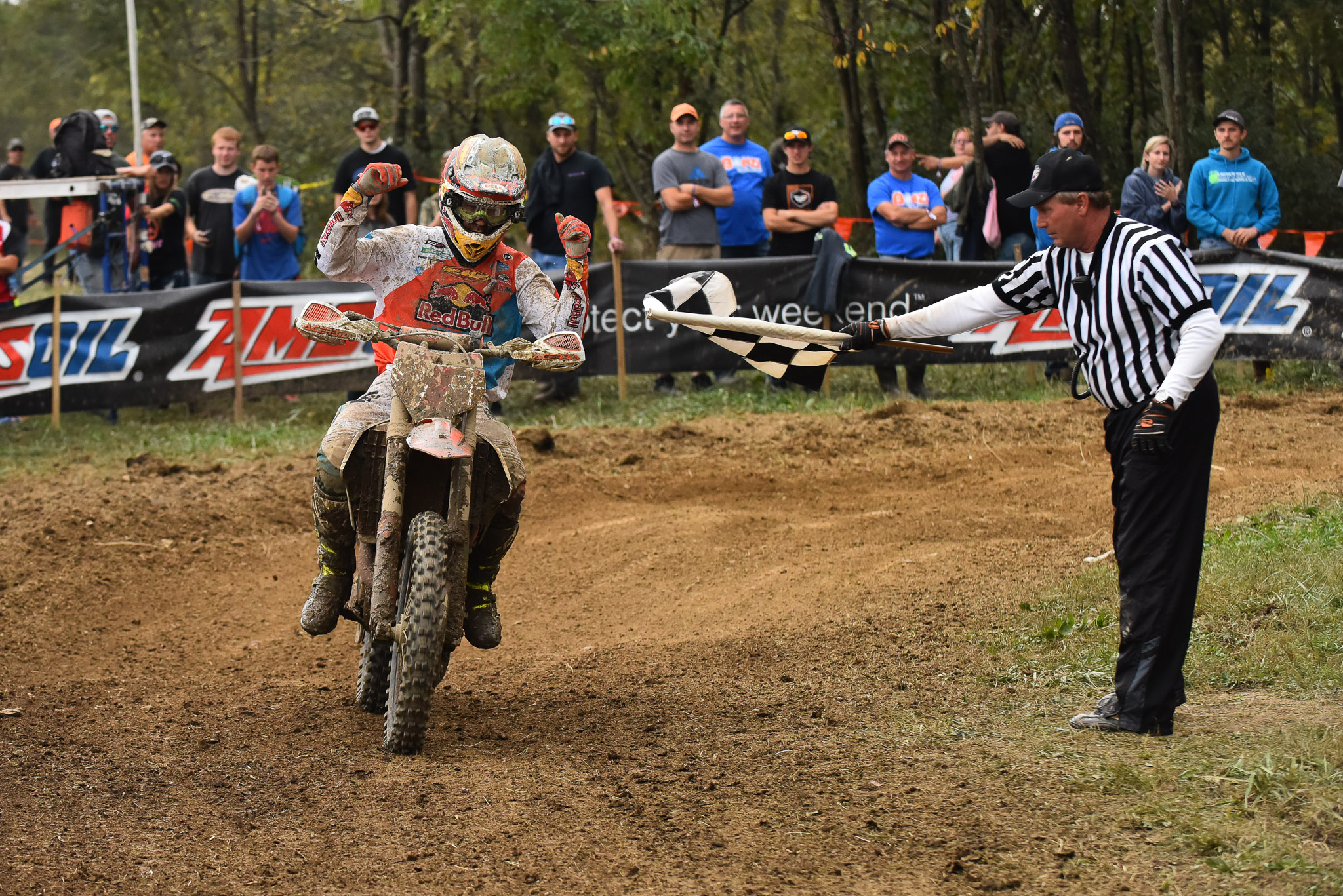 Russell tore his ACL at last year's Six Days, and off-season surgery slowed him at the start of this GNCC season. He's bounced back with nine wins in the last ten races.