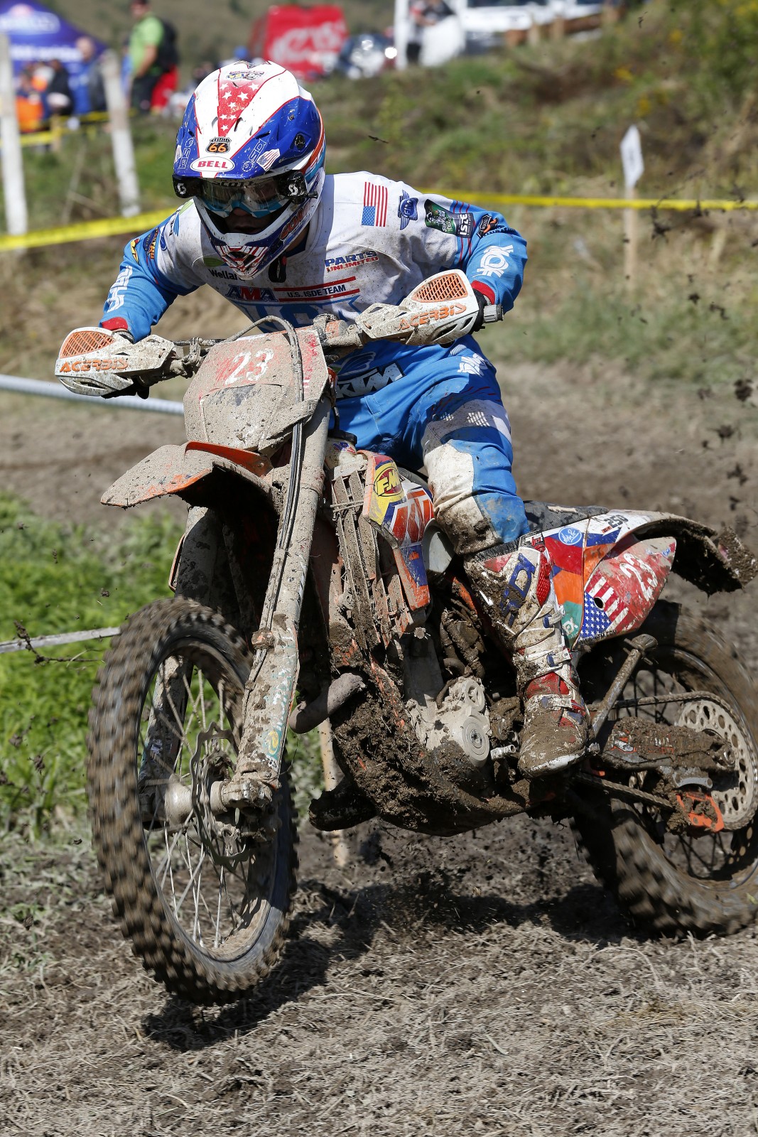 The ISDE uses a completely different format than most off-road races in the U.S., with results based on lap times in a series of short sprint tests. Adapting to it has traditionally been tough on the American riders.