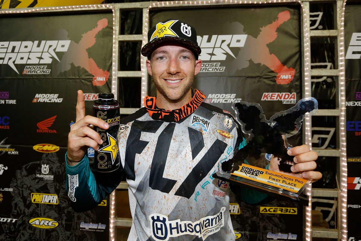 Haaker's injured thumb hasn't stopped him from winning.