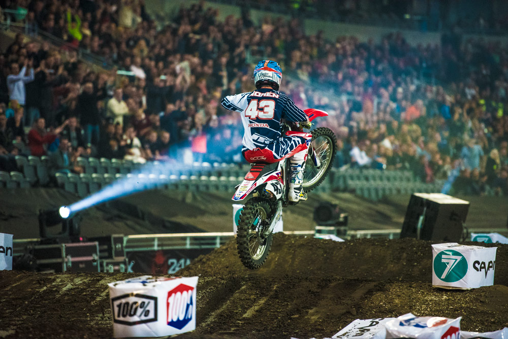 Fredrik Noren finished second overall in front of his home fans.