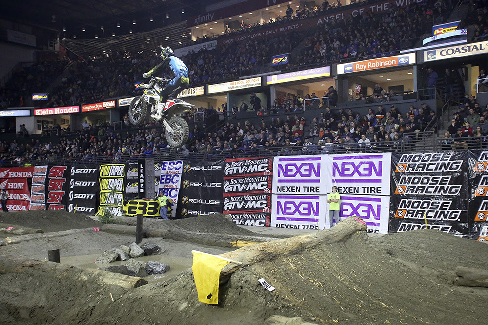 Husqvarna's Colton Haaker still has a 10-point lead going into the next round.