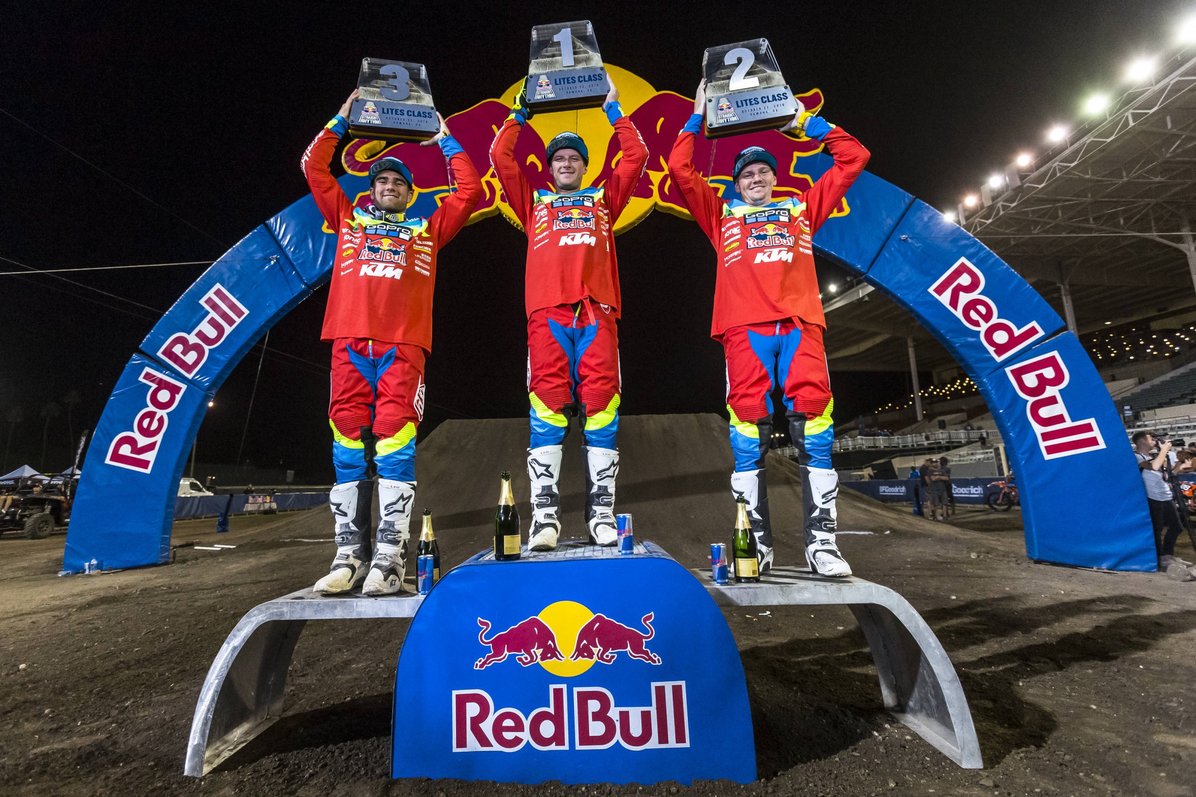 Despite the nerves, McElrath still managed to take the top spot of the podium.