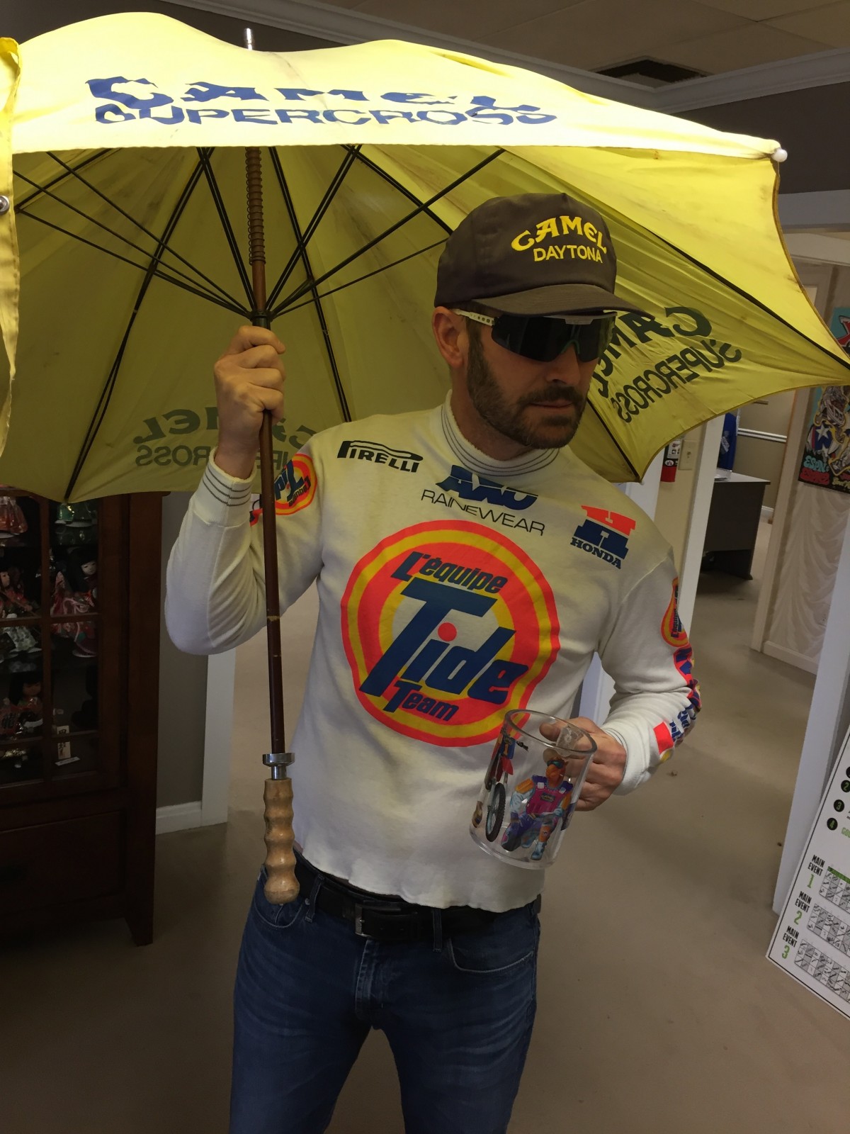 Davey in his Halloween getup.