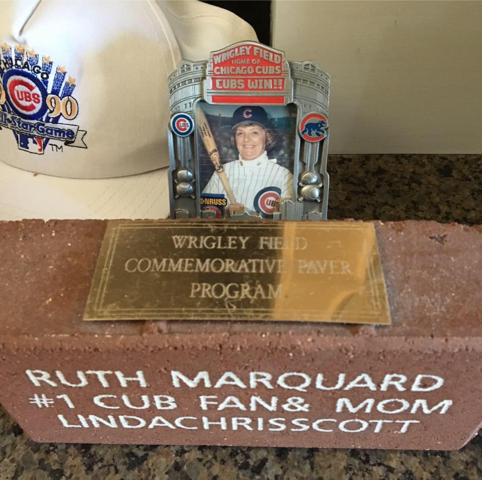 Scott Wallenberg’s mom, Ruth, was a lifelong Cubs fan.
