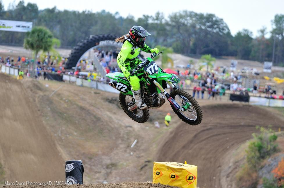 Hannah Hodges took home the overall win at the final round of the WMX series in Florida.