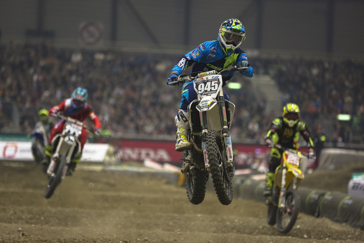 Anthony Bourdon rebounded from eighth on the first night of racing  for a win on night two.