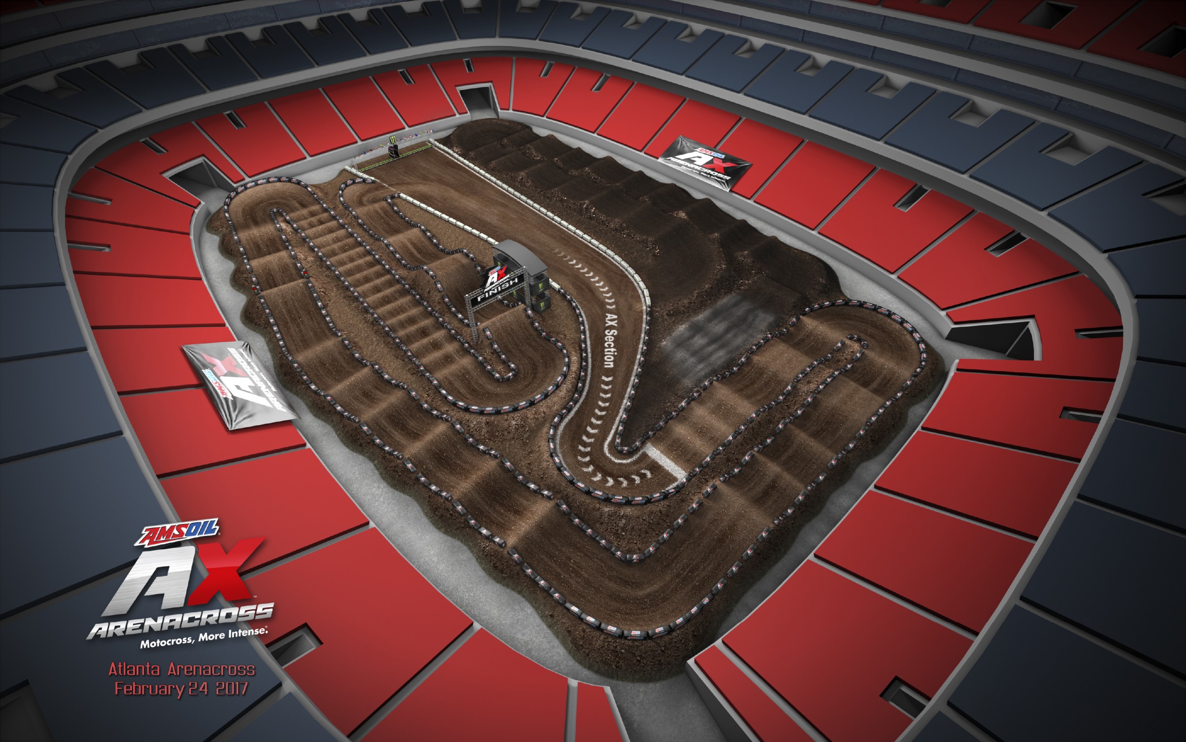 Check out the track map for the two events.
