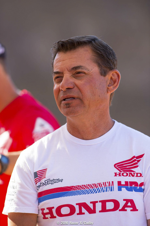Honda HRC team manager Dan Betley.