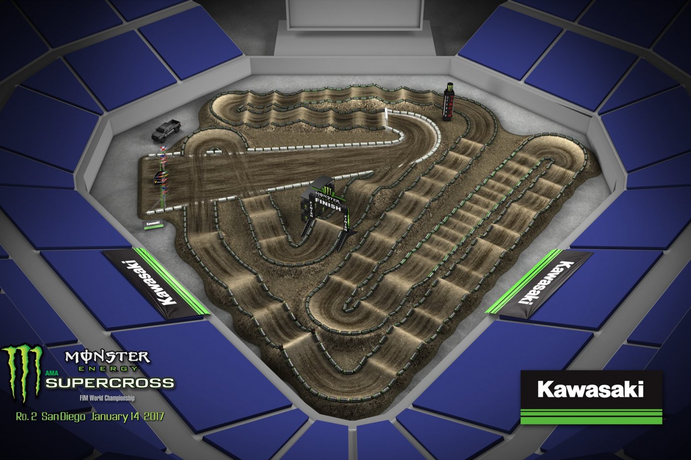 Animated Track Map: San Diego