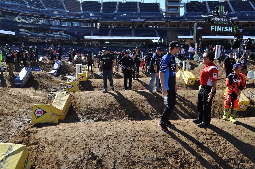 They're much larger than last week at the opener.