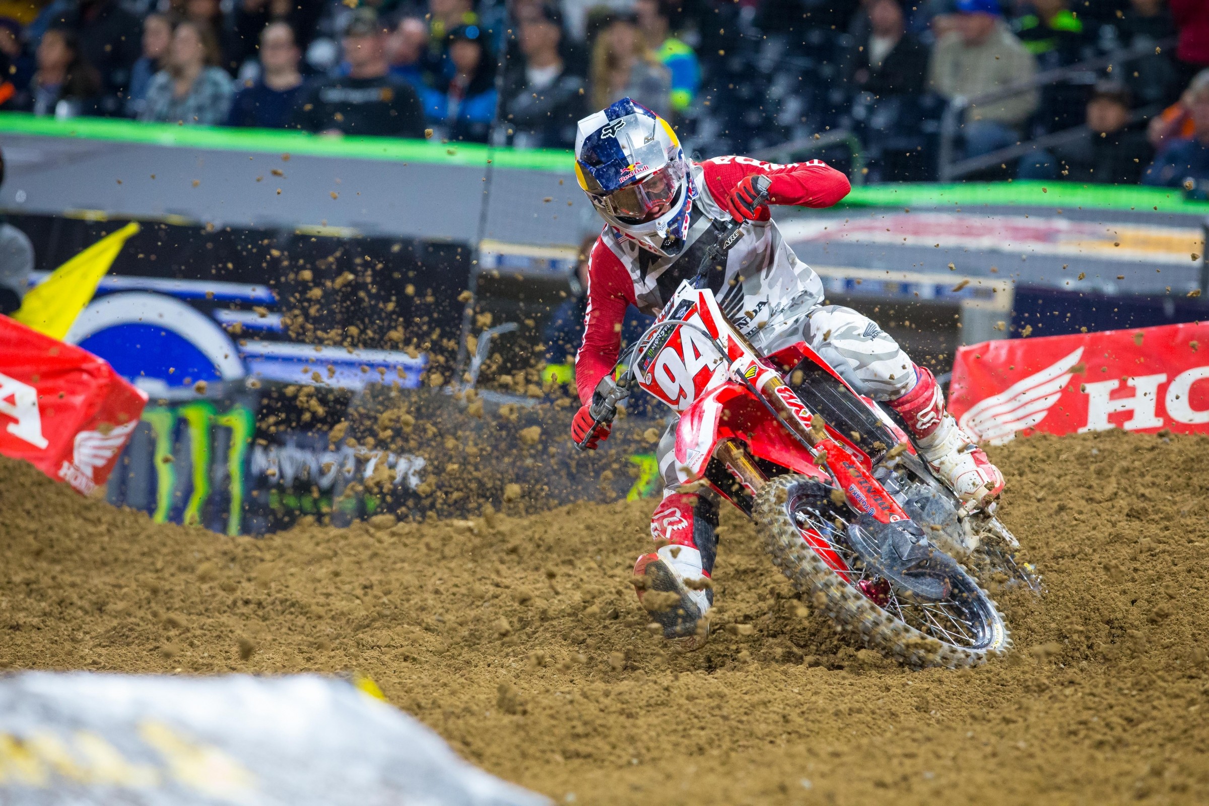 Replay: Ken Roczen Crash at Anaheim