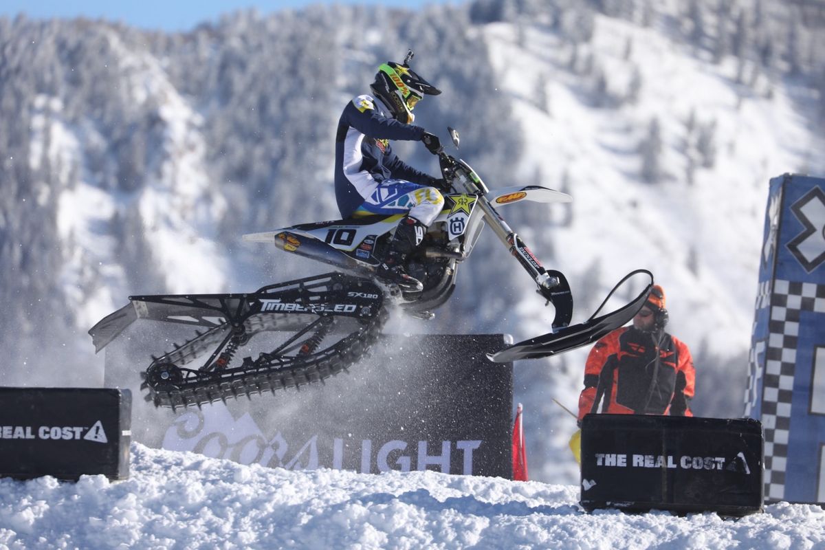 Colton Haaker grabbed second in his first appearance at the Winter X Games.
