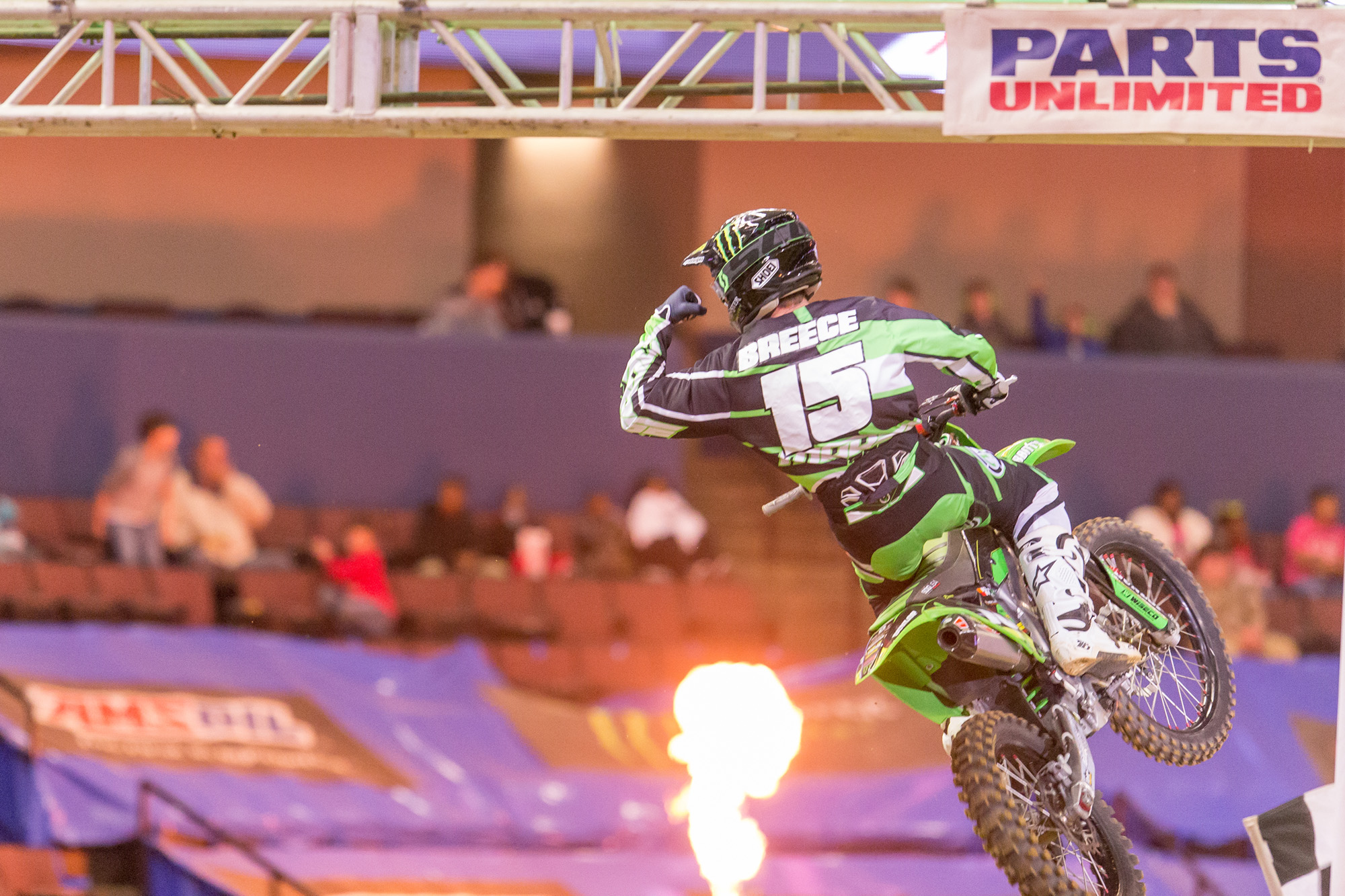Ryan Breece leads the AX Lites West Region Championship by four points.