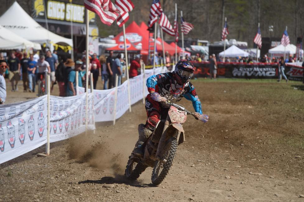 Steward Baylor worked his way from eighth to round out the overall podium.