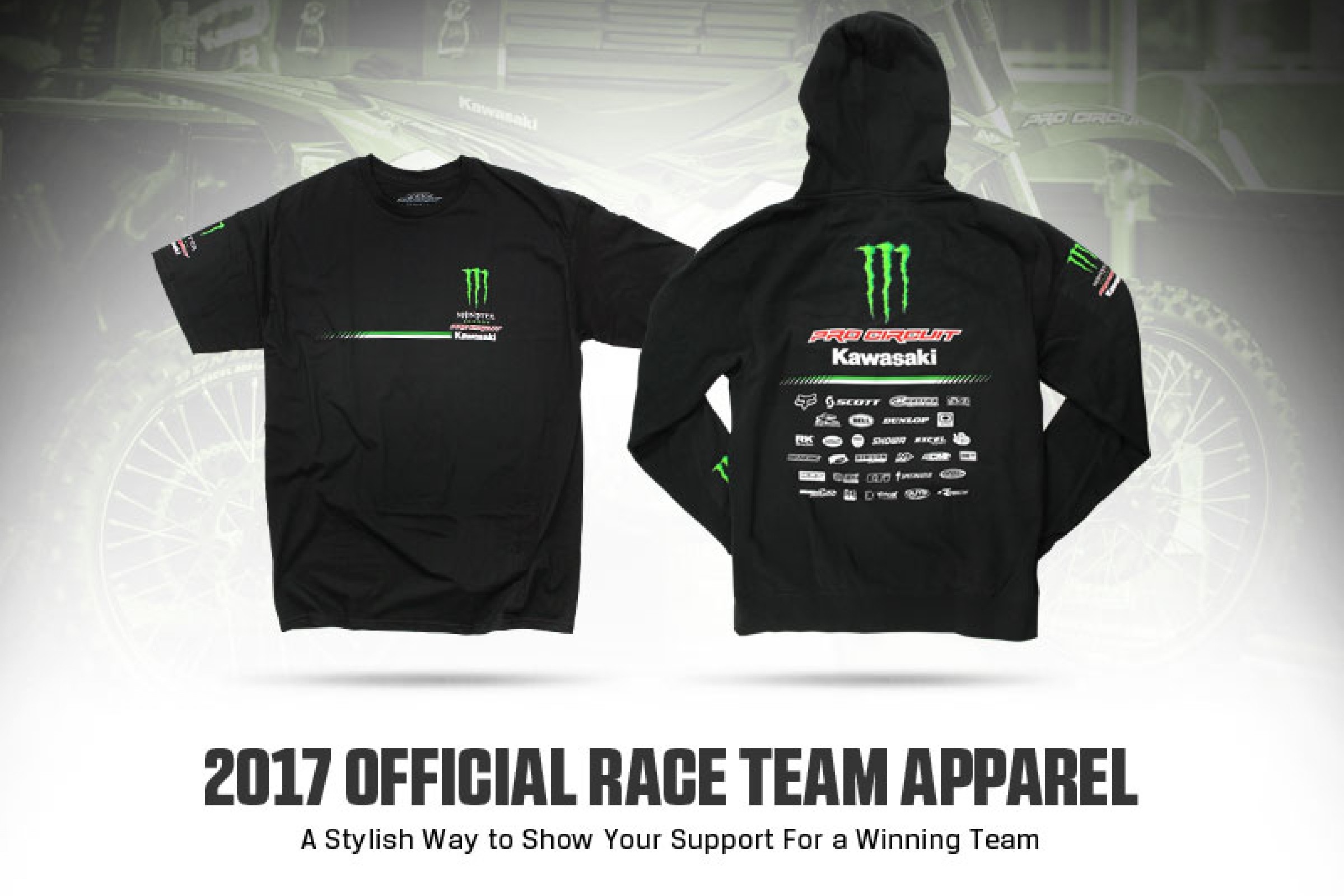 monster energy kawasaki hoodie