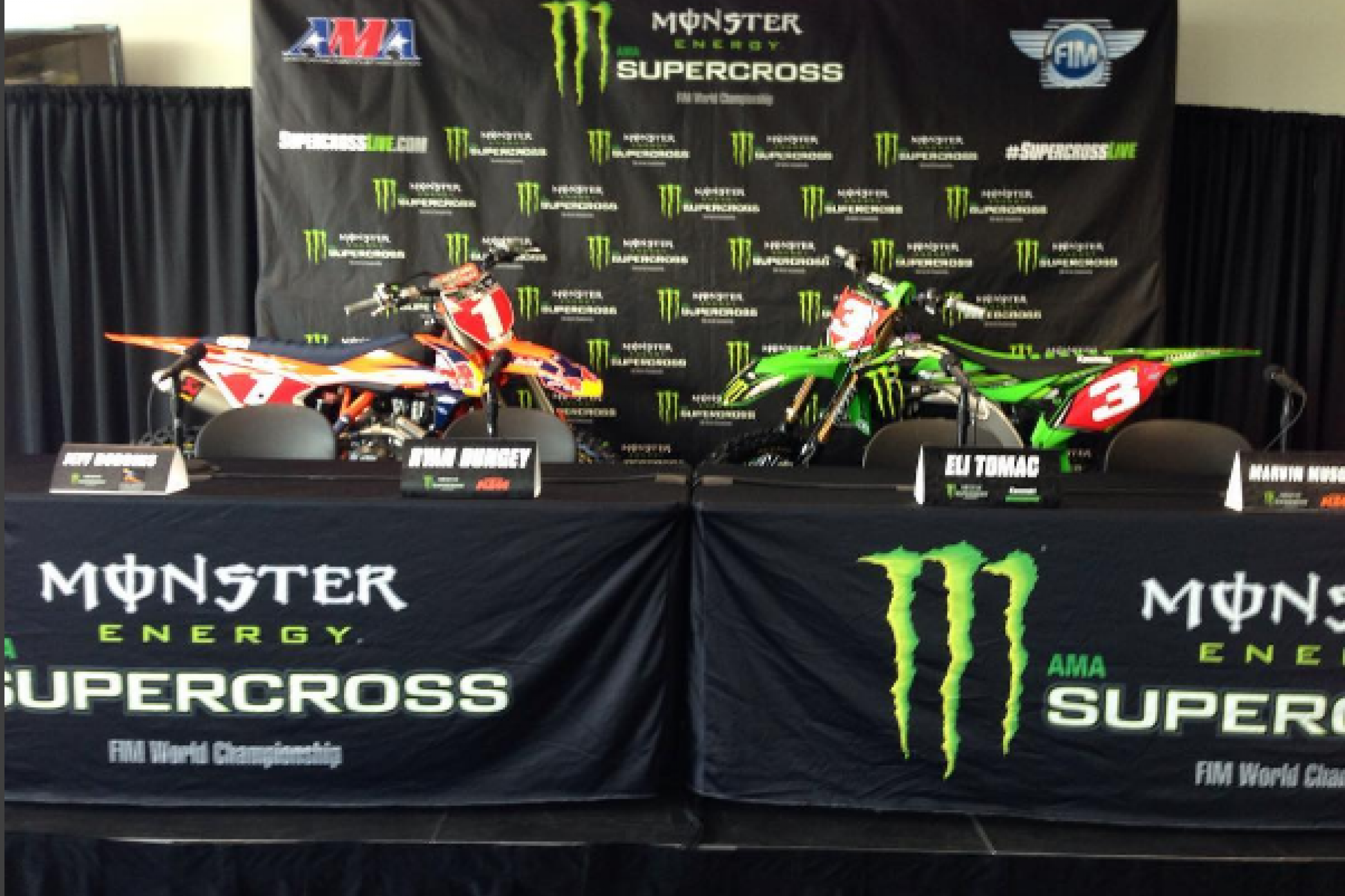 Dungey, Tomac, and Musquin Address the Media in Salt Lake City
