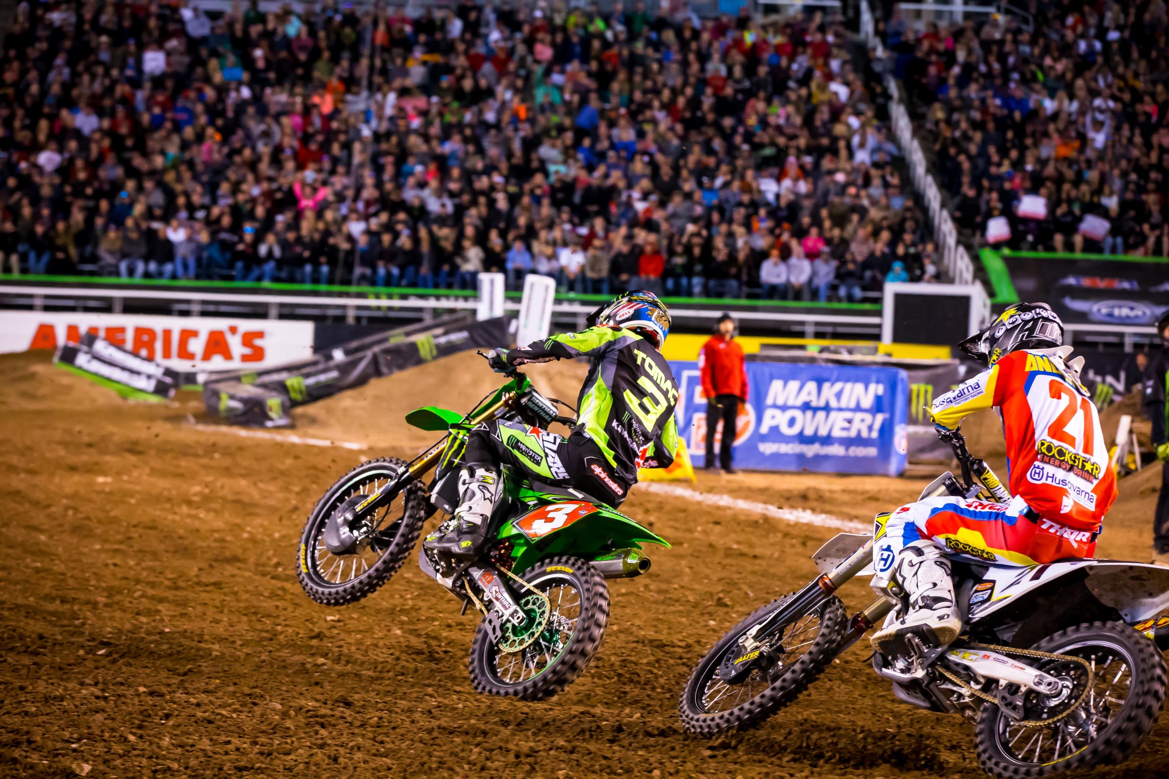 Tomac was on rails in SLC. 