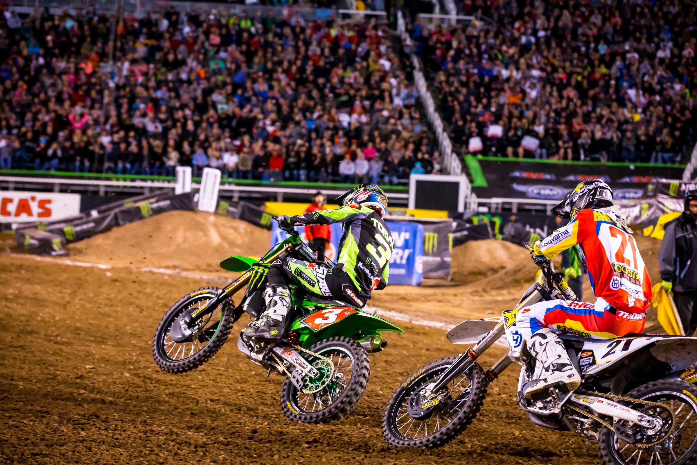 Tomac was on rails in SLC. 