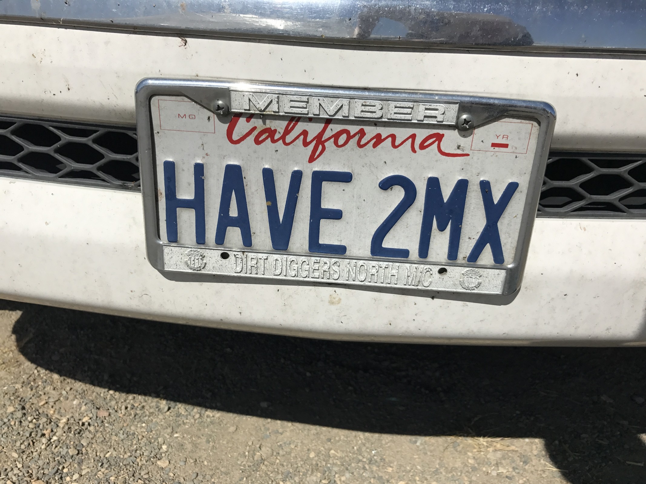 California is the capitol of the personalized moto plate. 