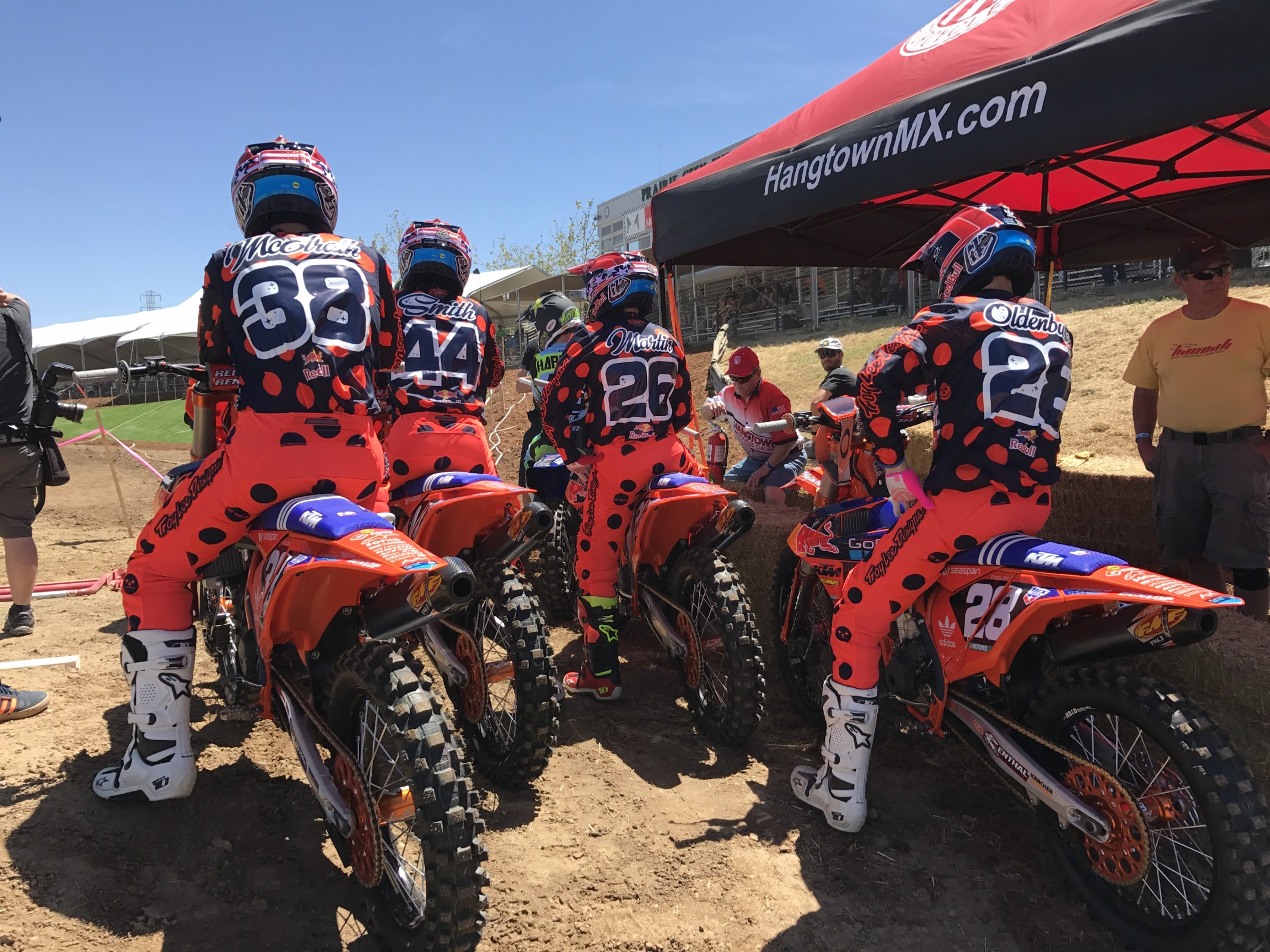 The TLD team will have to go without Jordon Smith this weekend due to the back injury he suffered in that terrible crash in Las Vegas.