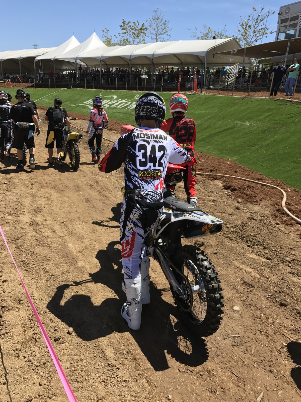 Michael Mosiman raced here at Hangtown many times growing up. Now he's racing the Hangtown National on a Husqvarna.