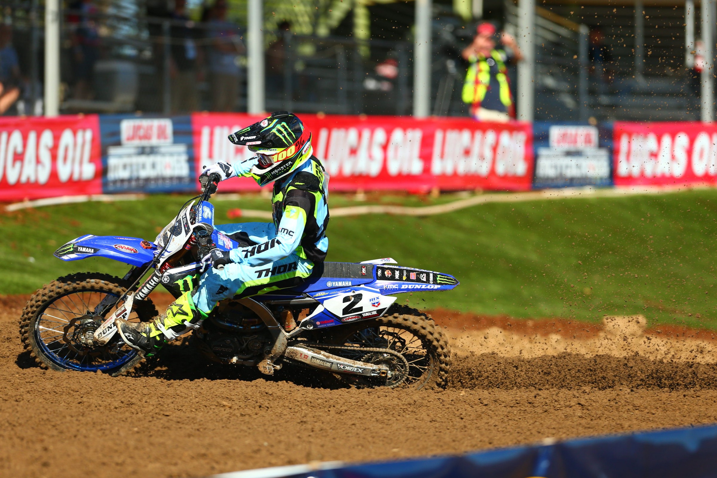 450MX rookie Cooper Webb was fourth fastest during qualifying.