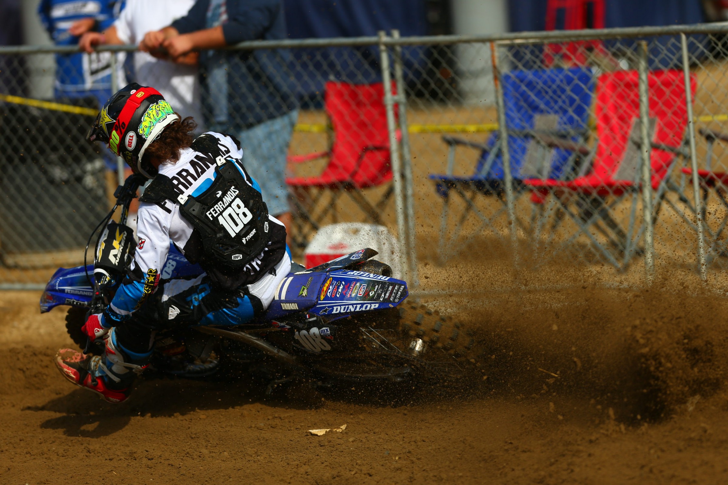 Dylan Ferrandis is back after crashing out last week at Hangtown.