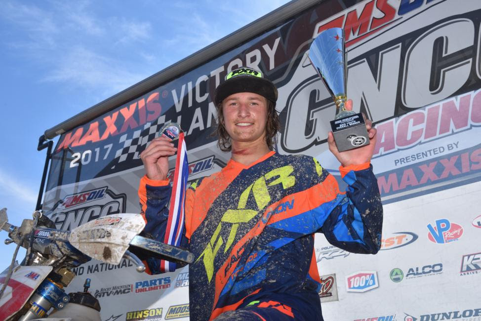 Zack Davidson held off the pressure from Peyton Whipkey to take the youth overall win.