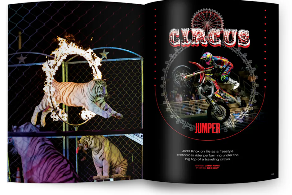In the Mag, On the Web: Circus Jumper - Motocross - Racer X